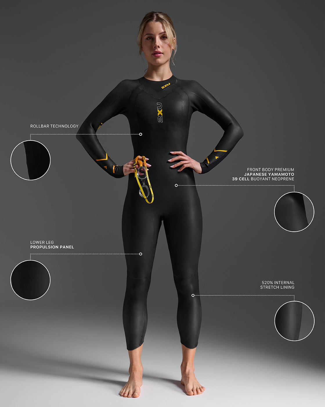 Skins A400 Corsaire de compression Femme - Ride And Slide