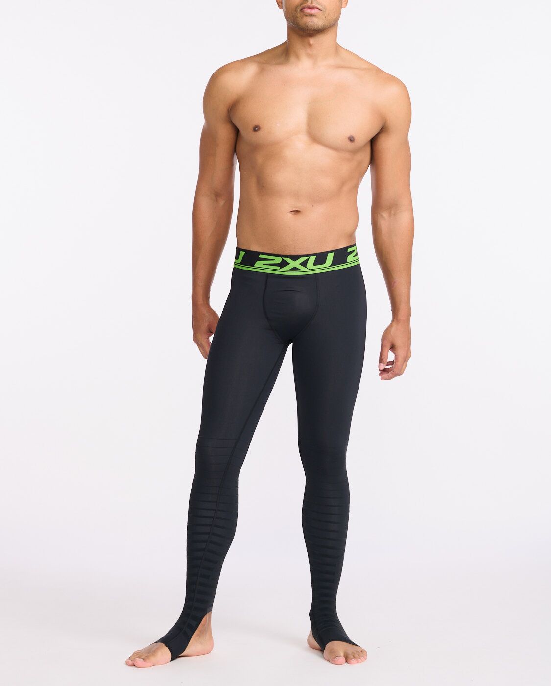 2XU Men's Elite Power Recovery Compression Tights, Black/Nero, X-Large/Tall