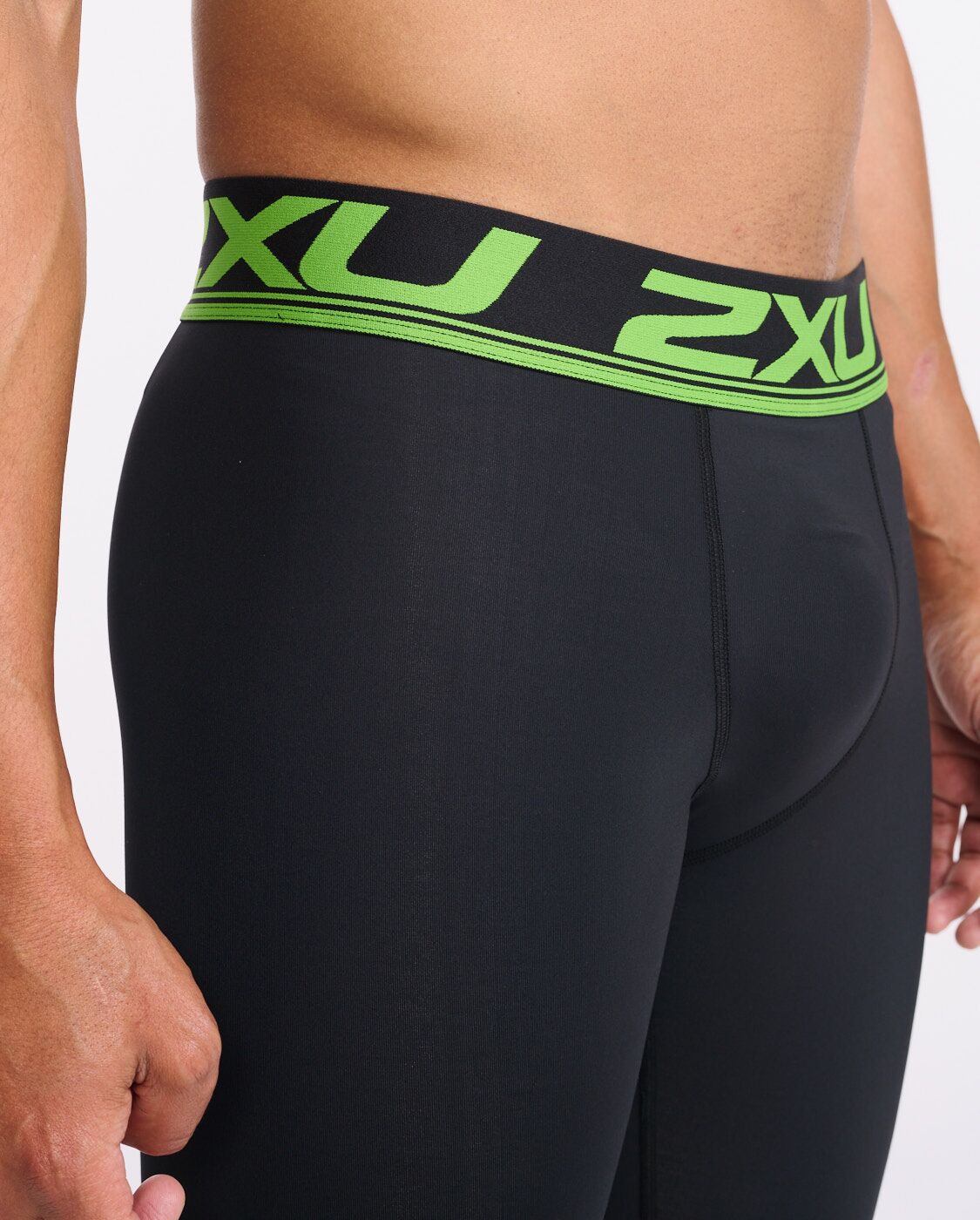 2XU Men's Elite Power Recovery Compression Tights, Black/Nero, X-Large/Tall