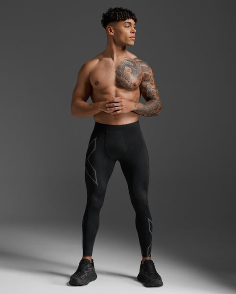mr様 Compression 3/4 Tights L ブラック MA5305b_BLK-