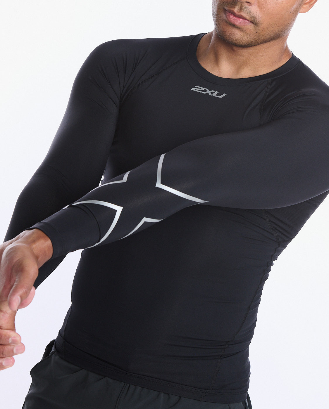 Mens Athletic Compression Shirts Sports Top Long Sleeve Quick