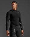 Ignition Compression Long Sleeve - Black/Silver