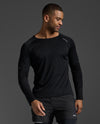 Aero Long Sleeve - Black/Silver Reflective