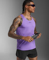 Light Speed Tech Singlet - Grape Fizz/Black Reflective