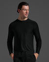 Signature Long Sleeve Tee - Black/Black