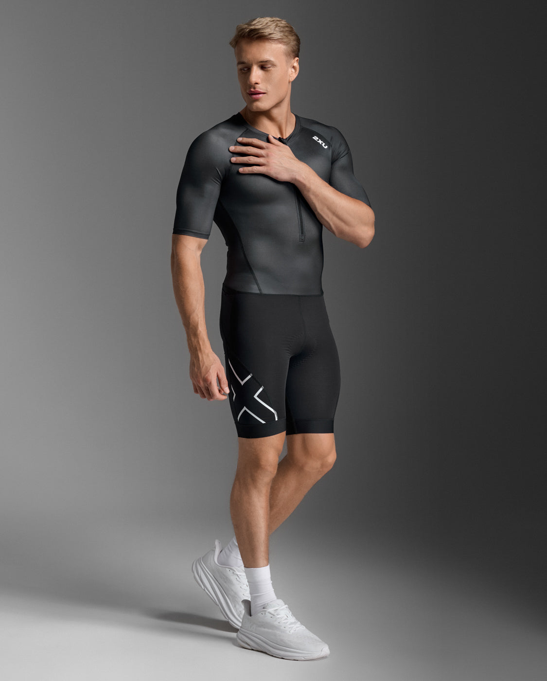 m.u × MOEK TRI GUSSET CUFFS SWEAT MT7397d_BLK-