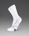 Vectr Cushion Crew Socks - White/Grey