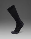 Vectr Cushion Full Length Compression Socks - Black/Titanium