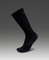 Vectr Cushion Full Length Compression Socks - Black/Titanium