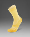Vectr Light Cushion Crew Socks - Pixel Lemon/White