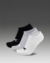 Invisible Socks 3 Pack - Three/Colour