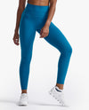 Form Stash Hi-Rise Compression Tights with Pockets - Seaport/Seaport