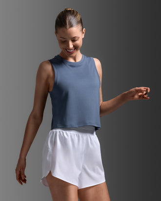 Aero Mesh Crop Tank