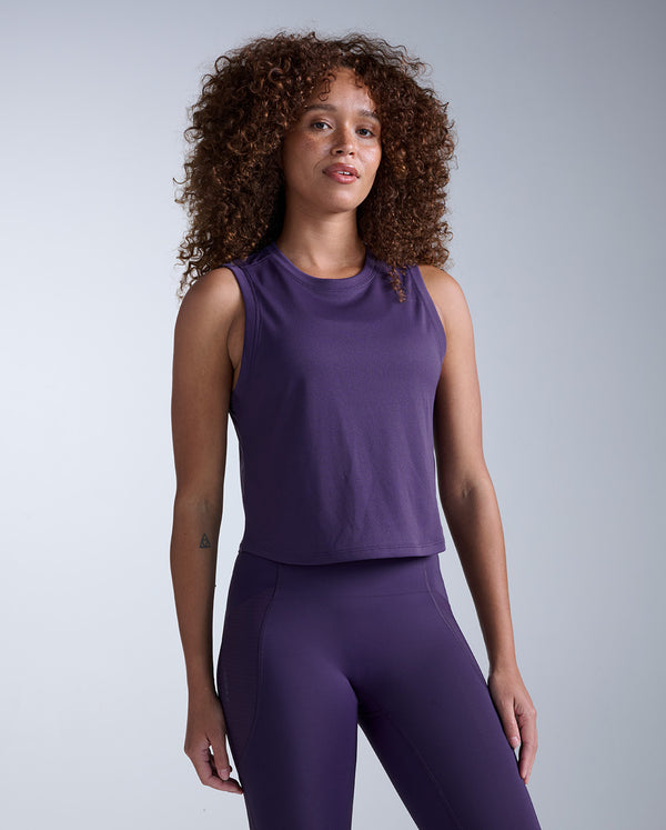 Aero Mesh Crop Tank