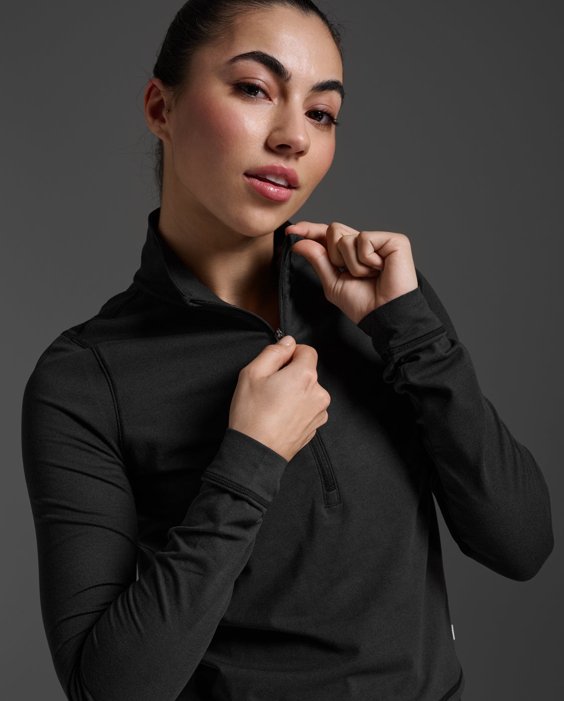 Flex Crop 1/2 Zip Long Sleeve – 2XU Canada