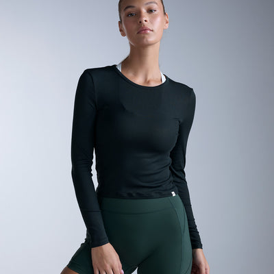 Fluid Modal Ribbed Long Sleeve