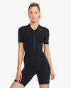 Light Speed Tech Sleeved Trisuit - Black/Copper Reflective